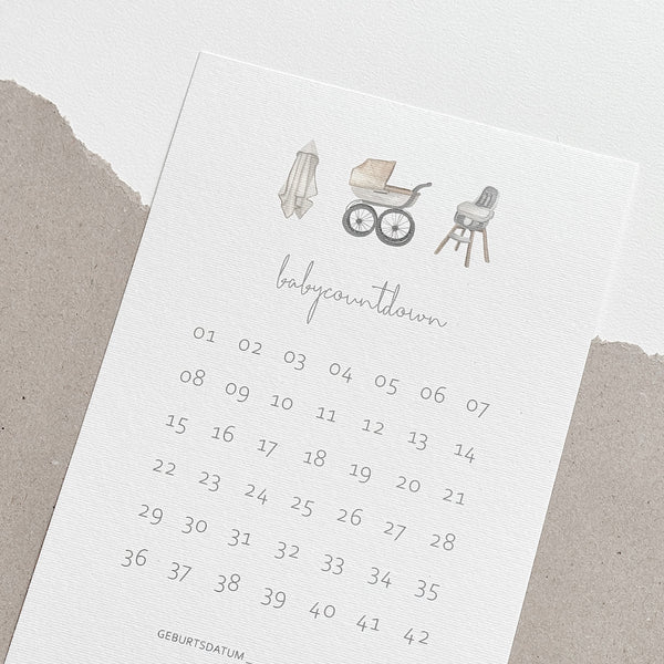 Babycountdown I Vintage Baby
