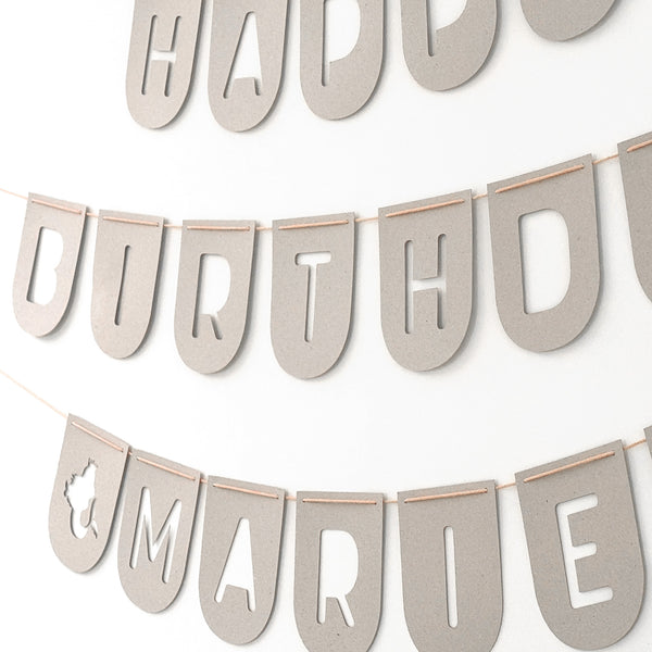 Girlande zum Geburtstag