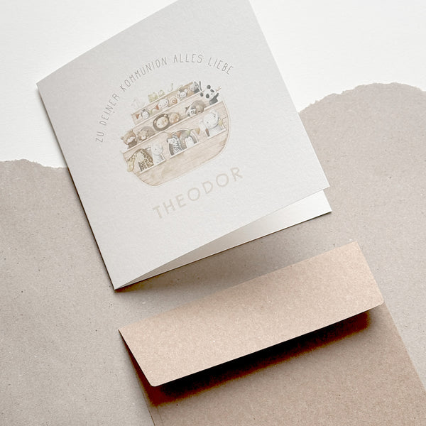 Glückwunschkarte zur Kommunion I Arche