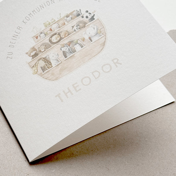 Glückwunschkarte zur Kommunion I Arche