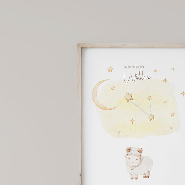 Wandbild Sternzeichen I Widder